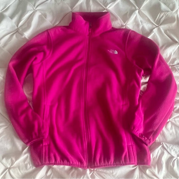 Northface fuchsia polar fleece jacket - Picture 10 of 11
